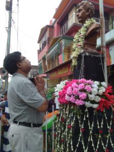 SAHID KHUDIRAM BOSUR PRAYAN DIBOS UPOLOKKHE MALYADAN O SRADDHA NIBEDAN