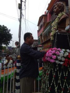 SAHID KHUDIRAM BOSUR PRAYAN DIBOS UPOLOKKHE MALYADAN O SRADDHA NIBEDAN