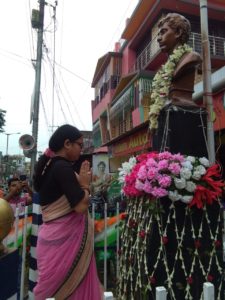 SAHID KHUDIRAM BOSUR PRAYAN DIBOS UPOLOKKHE MALYADAN O SRADDHA NIBEDAN