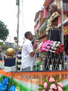 SAHID KHUDIRAM BOSUR PRAYAN DIBOS UPOLOKKHE MALYADAN O SRADDHA NIBEDAN