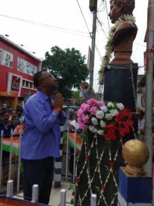 SAHID KHUDIRAM BOSUR PRAYAN DIBOS UPOLOKKHE MALYADAN O SRADDHA NIBEDAN